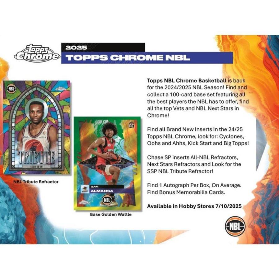 NBL 2024-25 TOPPS CHROME NBL HOBBY | 2024-25 トップス クローム ナショナル・バスケットボール・リーグ ホビー[1個] |  | 01