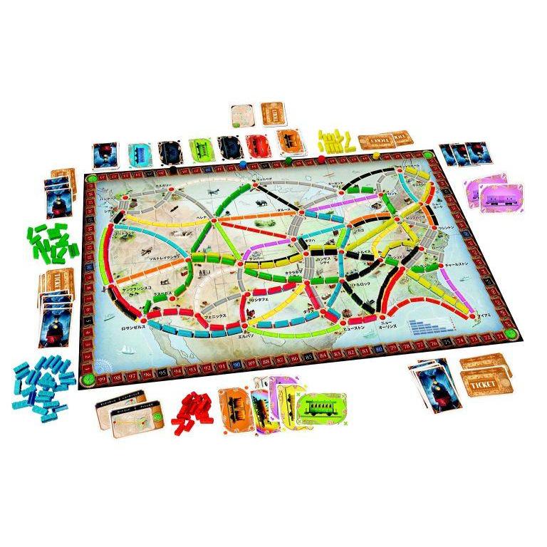 チケット・トゥ・ライド:アメリカ 2〜5人用 対象年齢:8歳以上(ボードゲーム)[1個] |  | 01