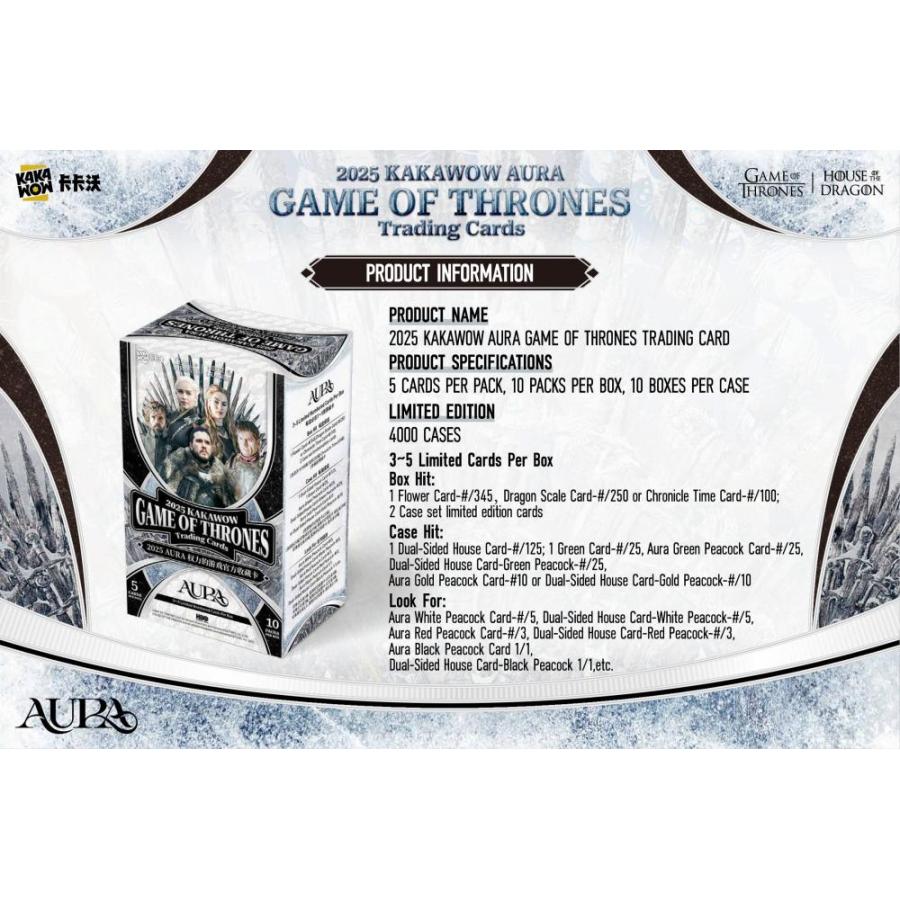2025 KAKAWOW GAME OF THRONES AURA HOBBY | 2025 ゲーム・オブ・スローンズ オーラ ホビー[1ボックス] |  | 01