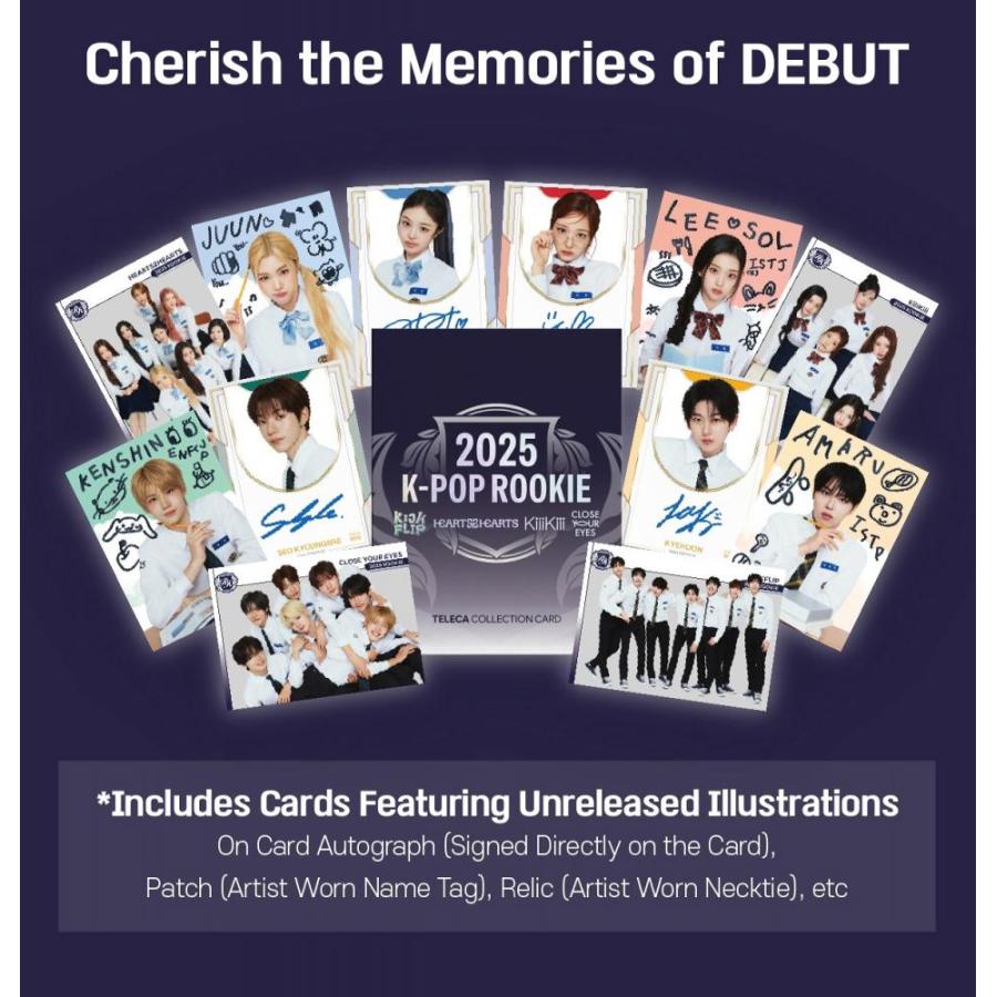 2025 K-POP ROOKIE TELECA COLLECTION CARD[1ボックス] : カード