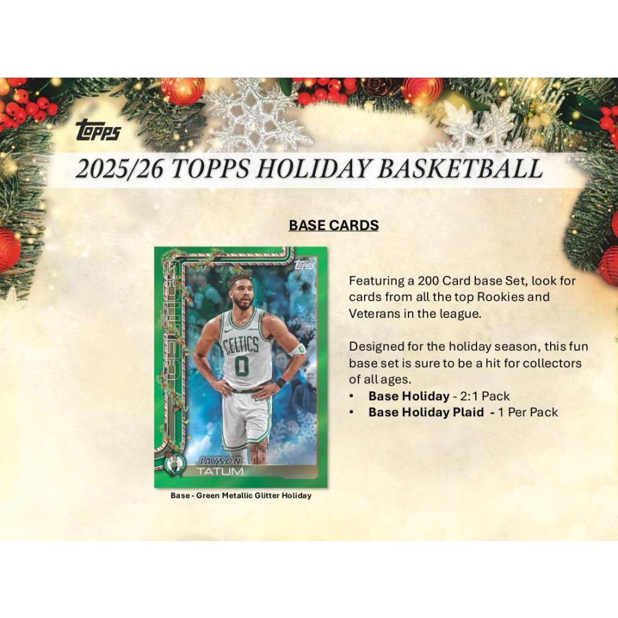 NBA 2025-26 TOPPS HOLIDAY COUNTDOWN CALENDER[1ボックス] |  | 02