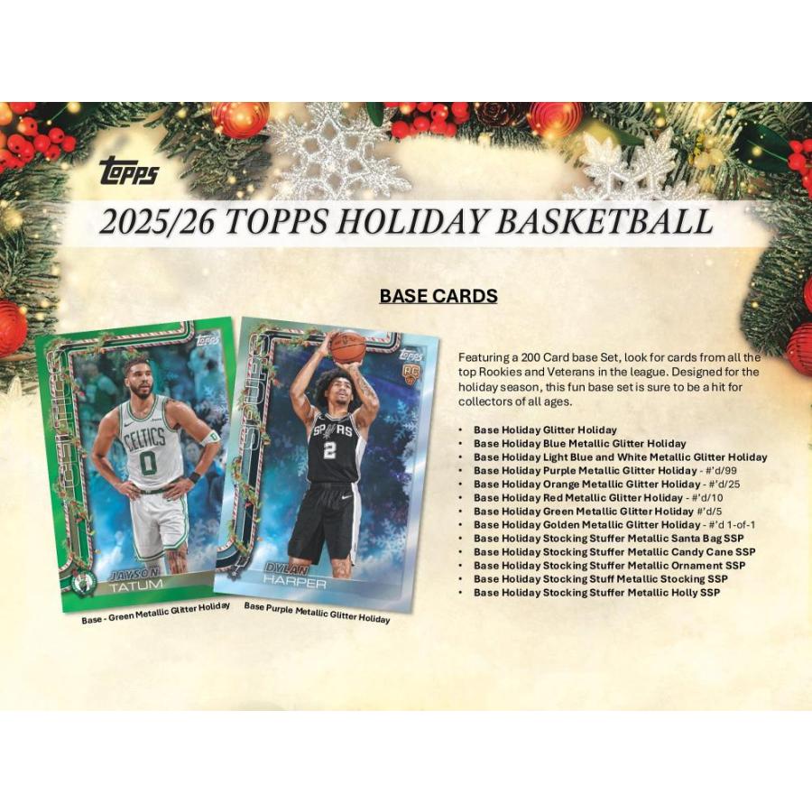 NBA 2025 -26 TOPPS HOLIDAY MEGA BOX[1ボックス] |  | 02