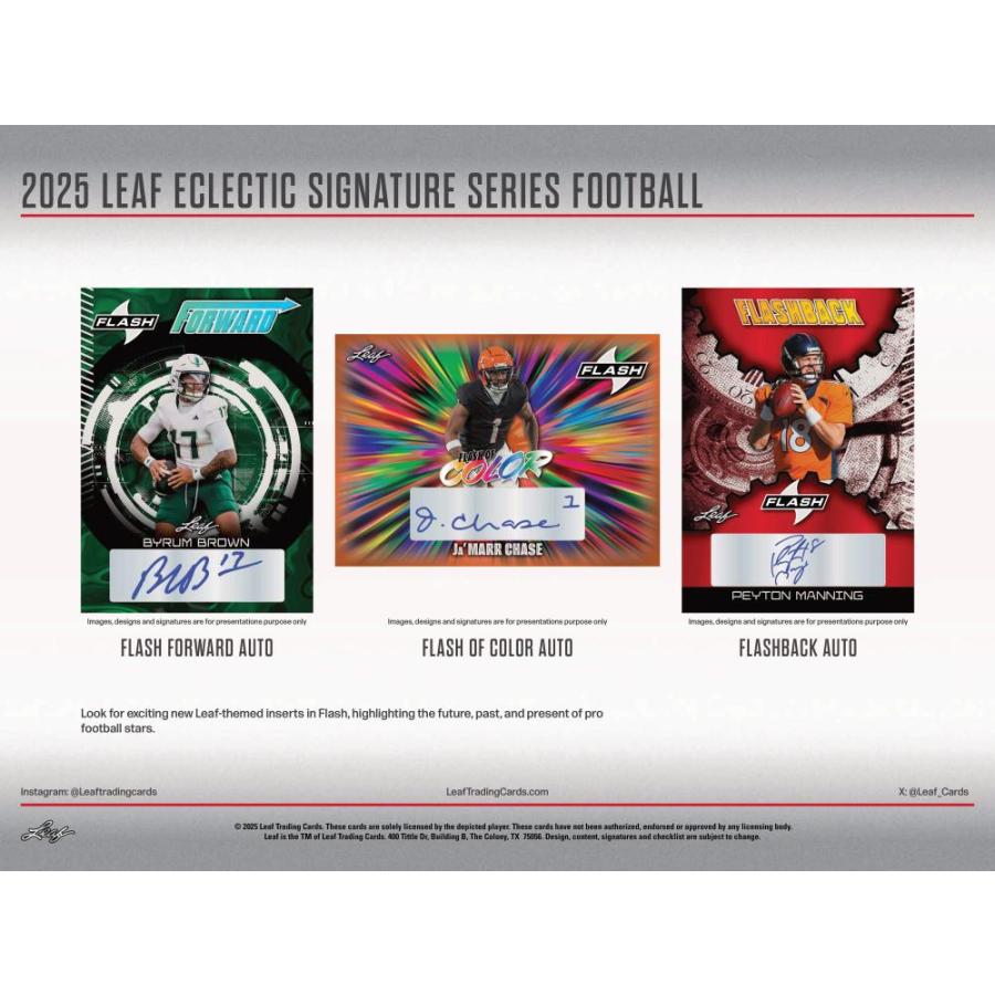 2025 LEAF ECLECTIC SIGNATURES SERIES FOOTBALL MYTHICAL | 2025 リーフ エクレクティック シグネチャーシリーズ フットボール ミシカル[1ボックス] |  | 02
