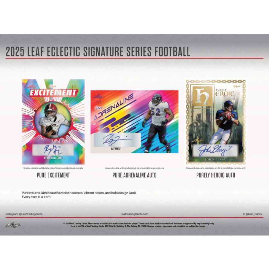 2025 LEAF ECLECTIC SIGNATURES SERIES FOOTBALL MYTHICAL | 2025 リーフ エクレクティック シグネチャーシリーズ フットボール ミシカル[1ボックス] |  | 04