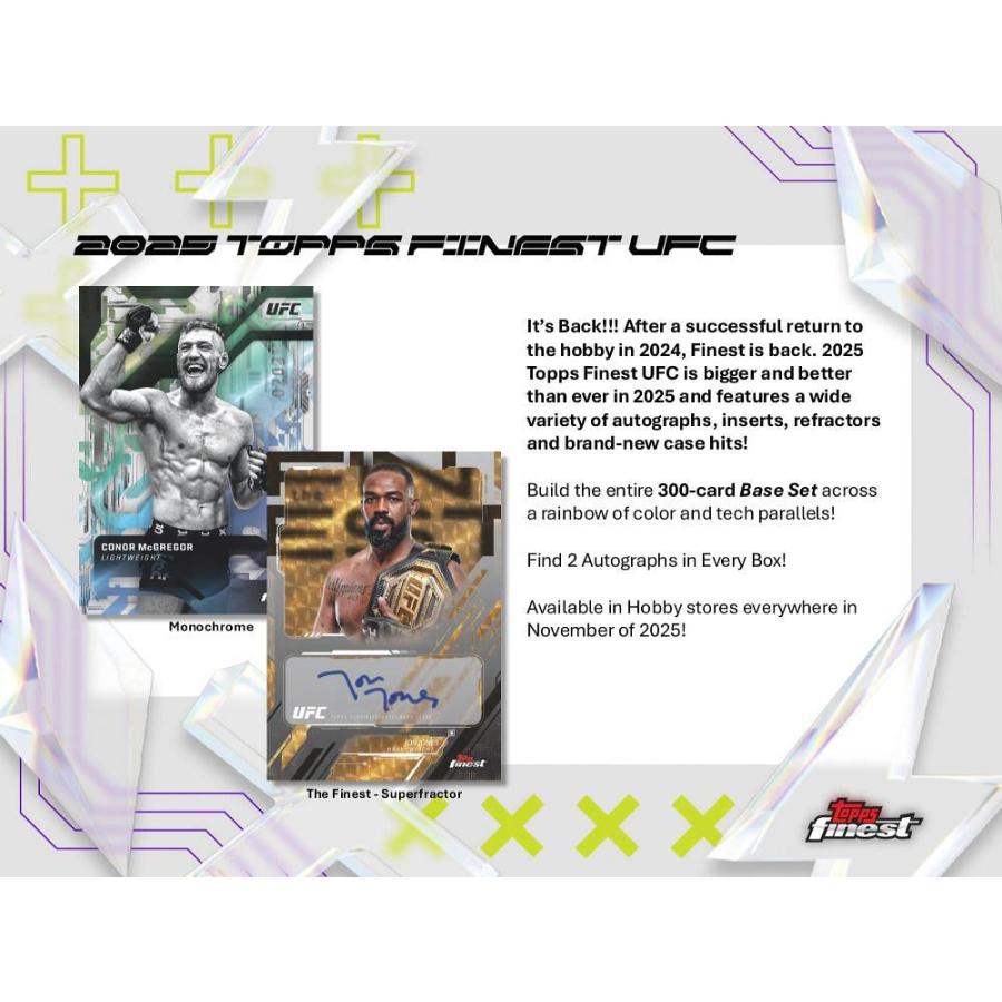 UFC 2025 TOPPS FINEST HOBBY[1ボックス] |  | 01