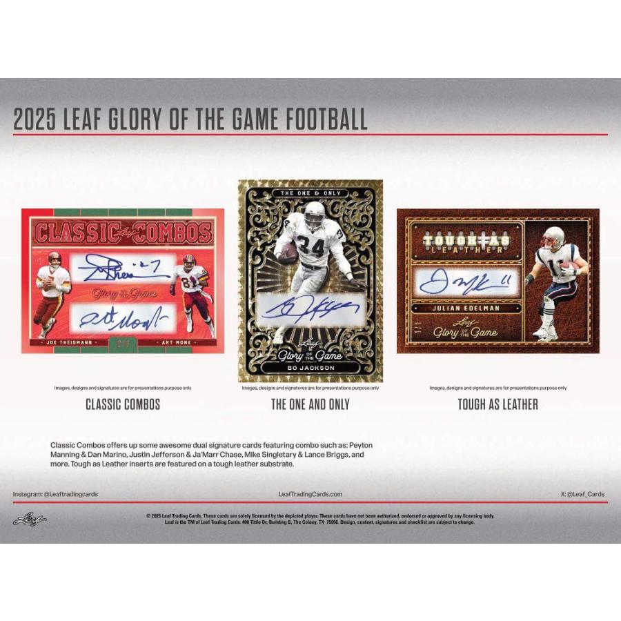 NFL 2025 LEAF GLORY OF THE GAME[1ボックス] |  | 01