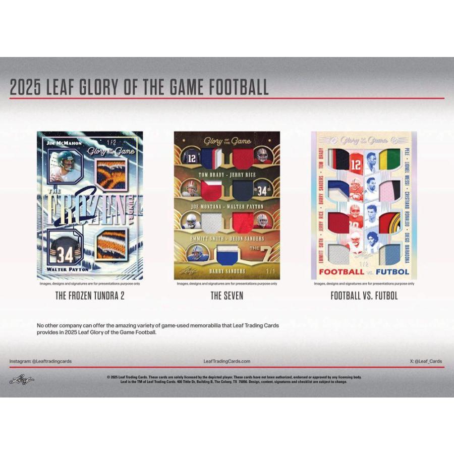 NFL 2025 LEAF GLORY OF THE GAME[1ボックス] |  | 02