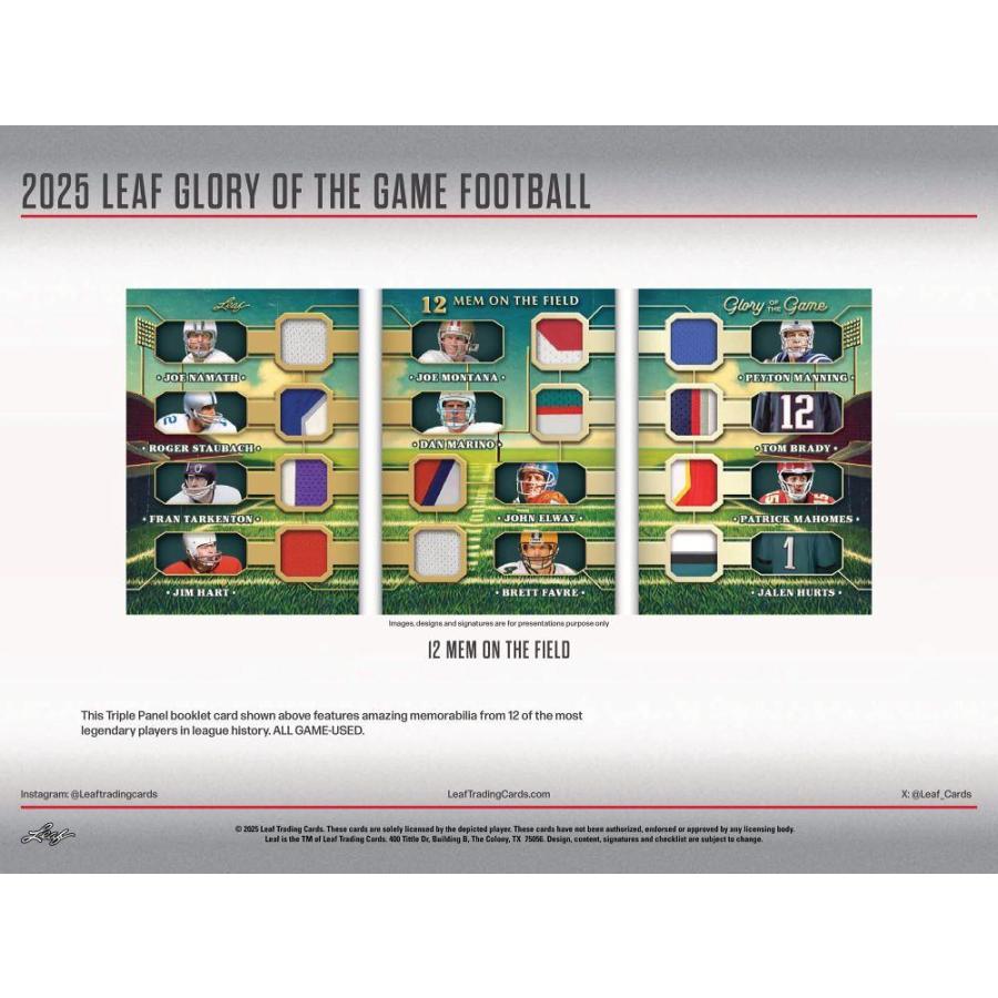 NFL 2025 LEAF GLORY OF THE GAME[1ボックス] |  | 04