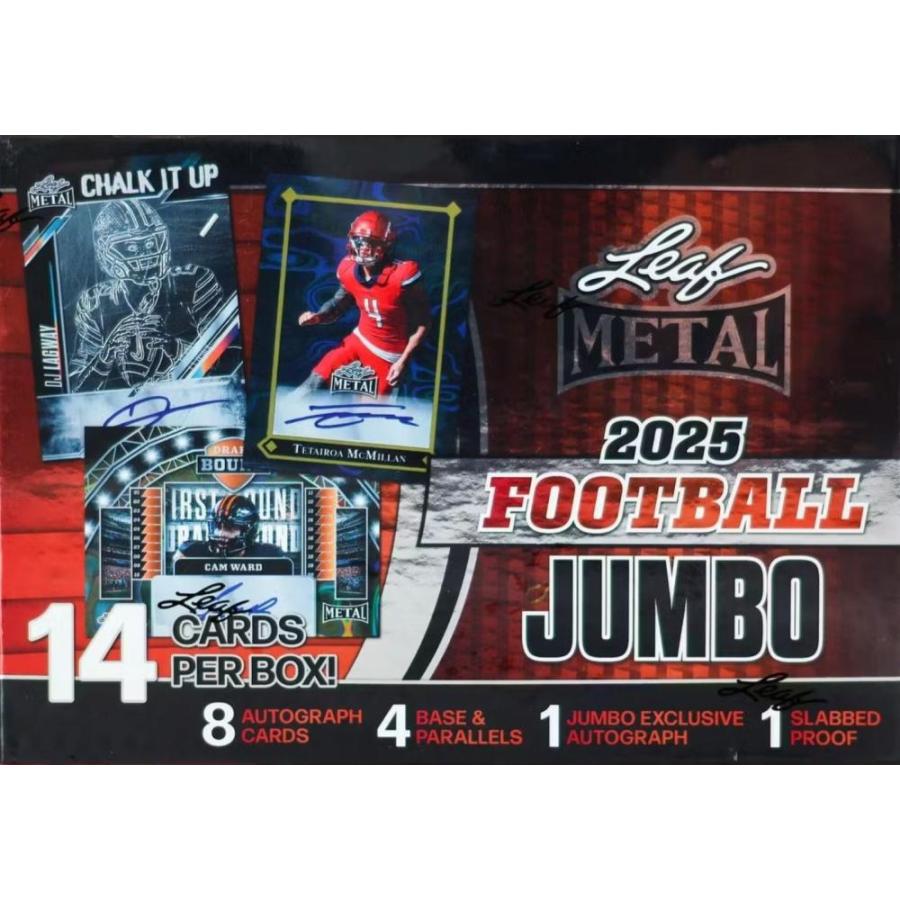 NFL 2025 LEAF METAL JUMBO[1ボックス] | 