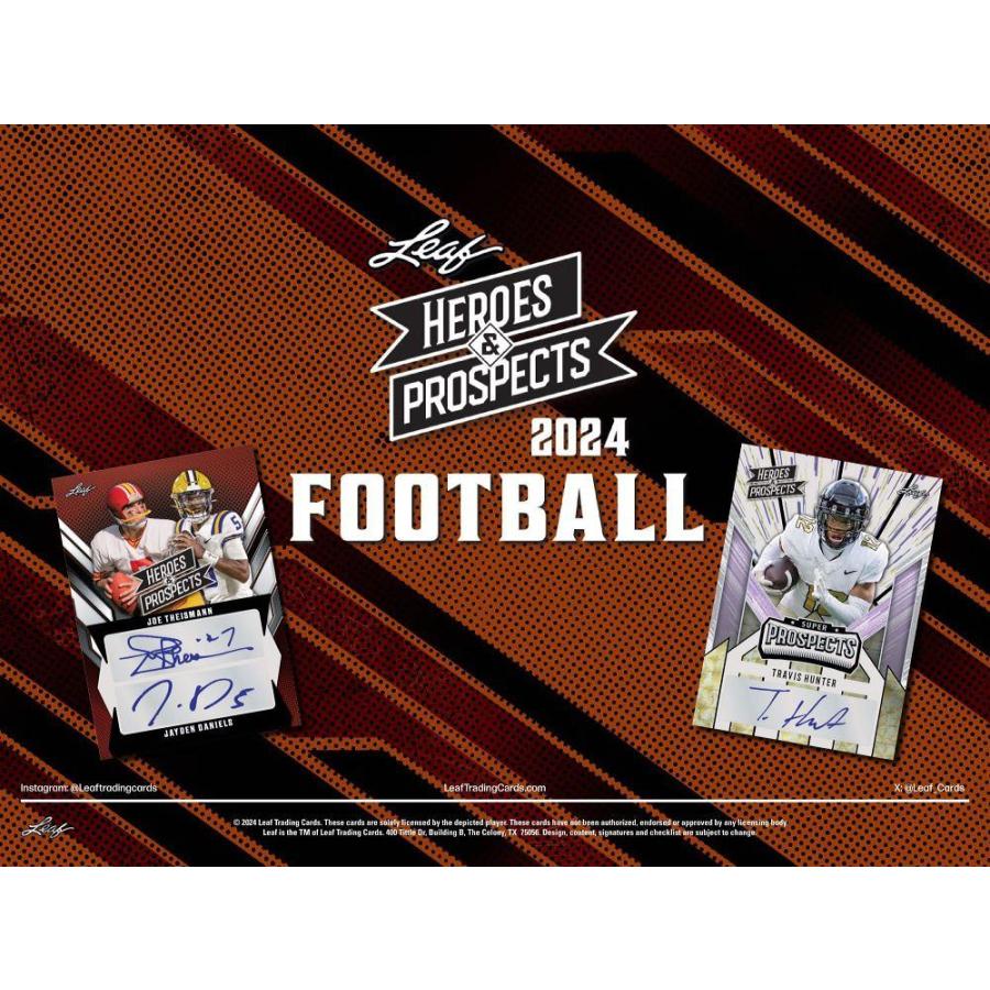 NFL 2024 LEAF HEROES & PROSPECTS JUMBO[1ボックス] | 