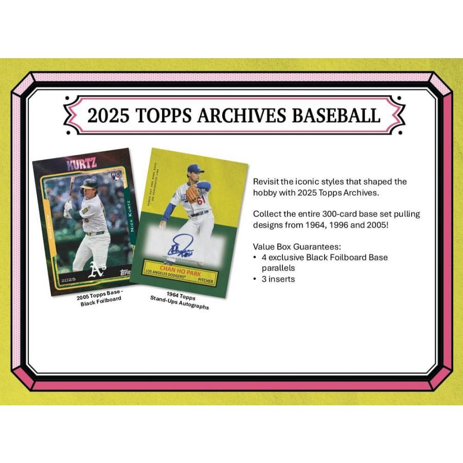 MLB 2025 TOPPS ARCHIVES HOBBY[1ボックス] |  | 01