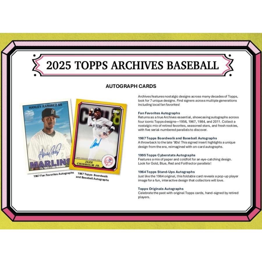 MLB 2025 TOPPS ARCHIVES VALUE BOX[1ボックス] |  | 03