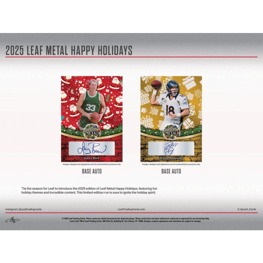 LEAF 2025 METAL HAPPY HOLIDAYS HOBBY[1ボックス] |  | 01