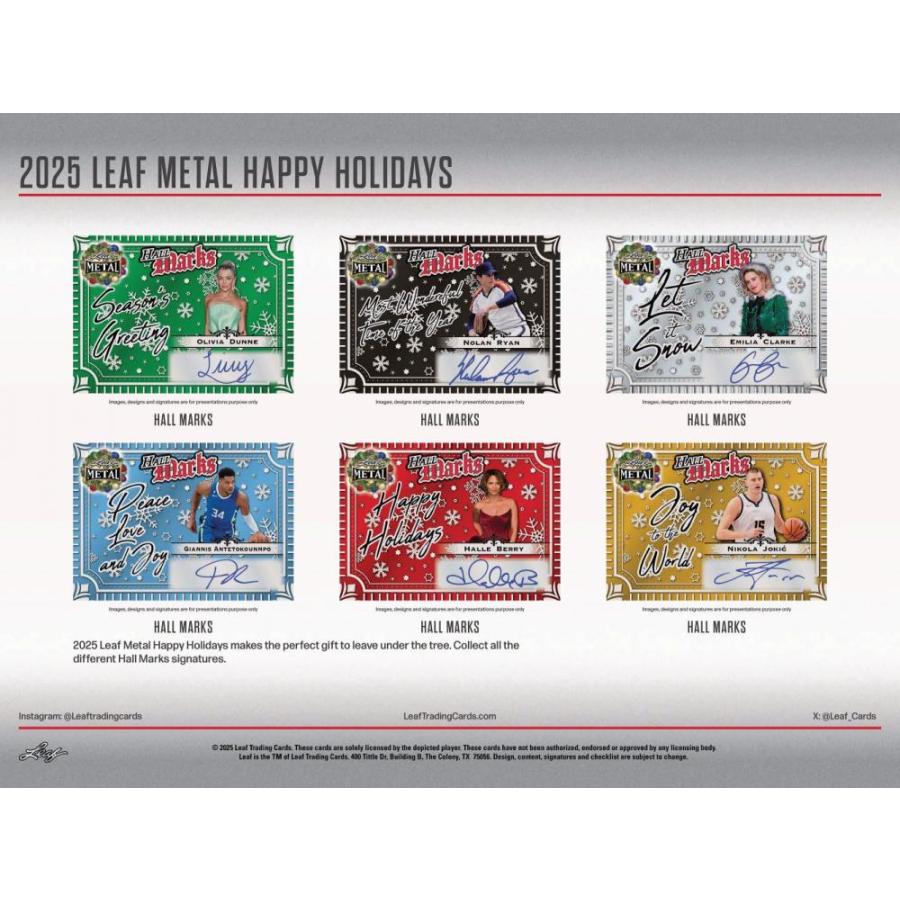 LEAF 2025 METAL HAPPY HOLIDAYS HOBBY[1ボックス] |  | 03