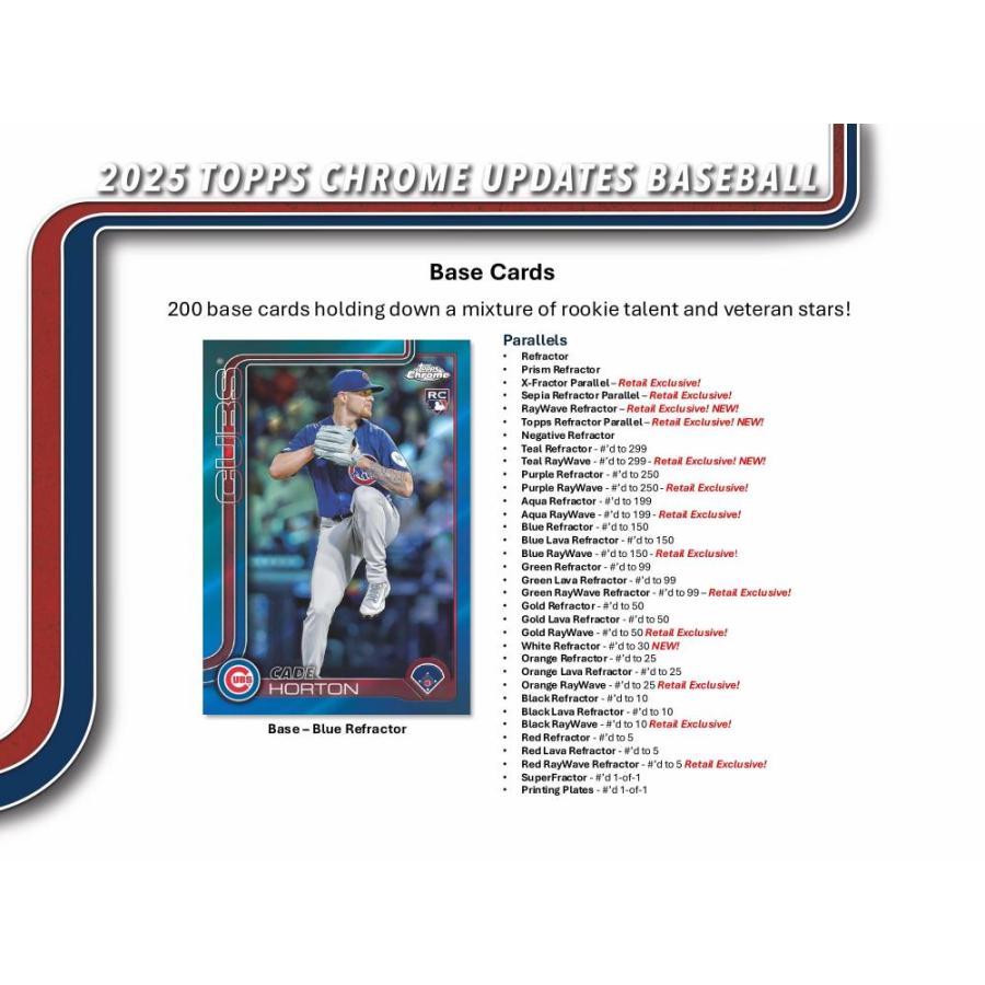 MLB 2025 TOPPS CHROME UPDATES VALUE BOX[1ボックス] |  | 02