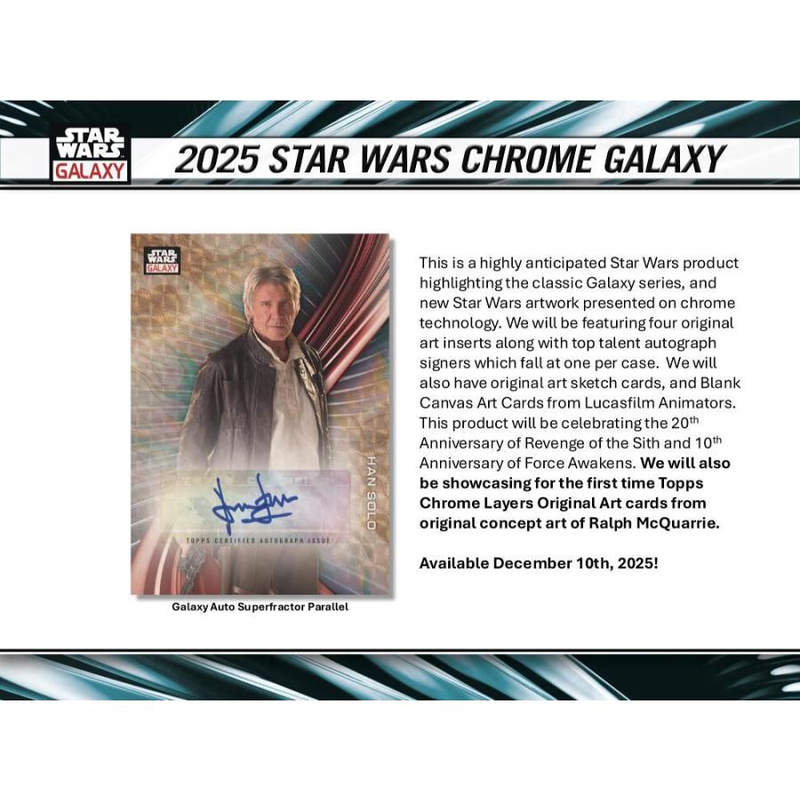 TOPPS 2025 STAR WARS CHROME GALAXY HOBBY[1ボックス] |  | 01