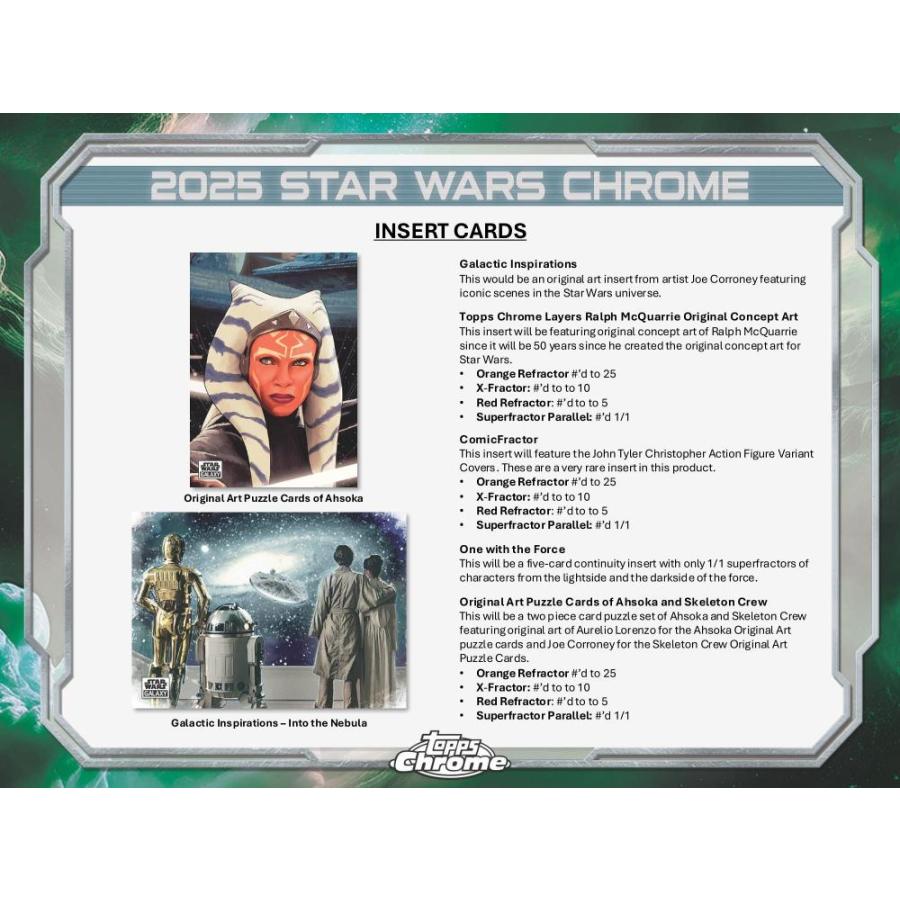 TOPPS 2025 STAR WARS CHROME GALAXY HOBBY[1ボックス] |  | 04