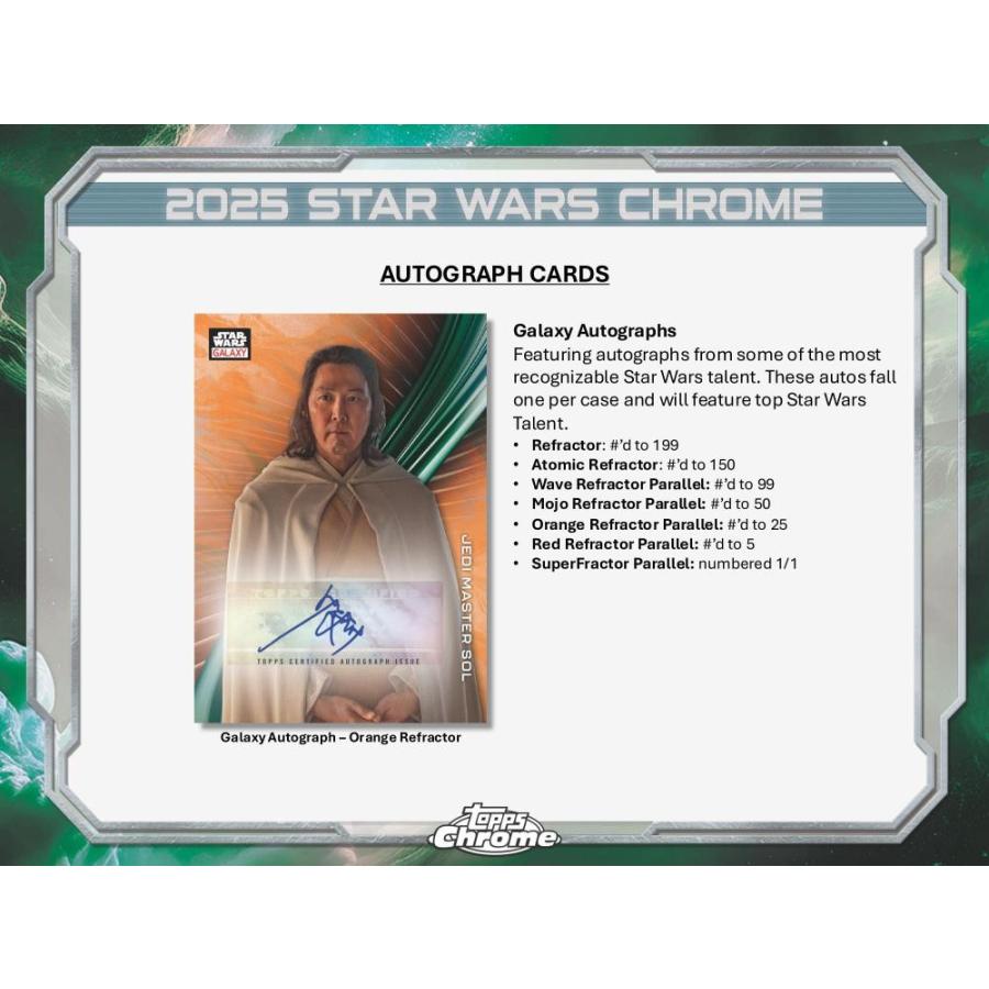 TOPPS 2025 STAR WARS CHROME GALAXY HOBBY[1ボックス] |  | 05