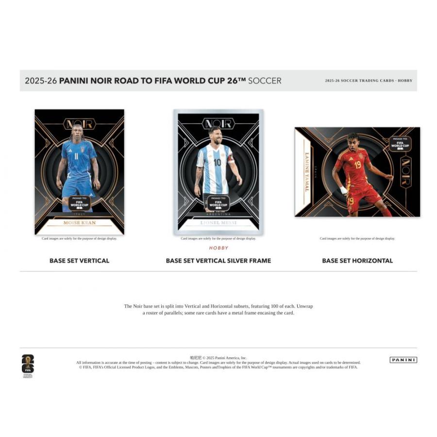 SOCCER 2025-26 PANINI NOIR ROAD TO WORLD CUP HOBBY | サッカー 2025-26 パニーニ ノワール ロード・トゥ・ワールドカップ ホビー[1ボックス] |  | 02