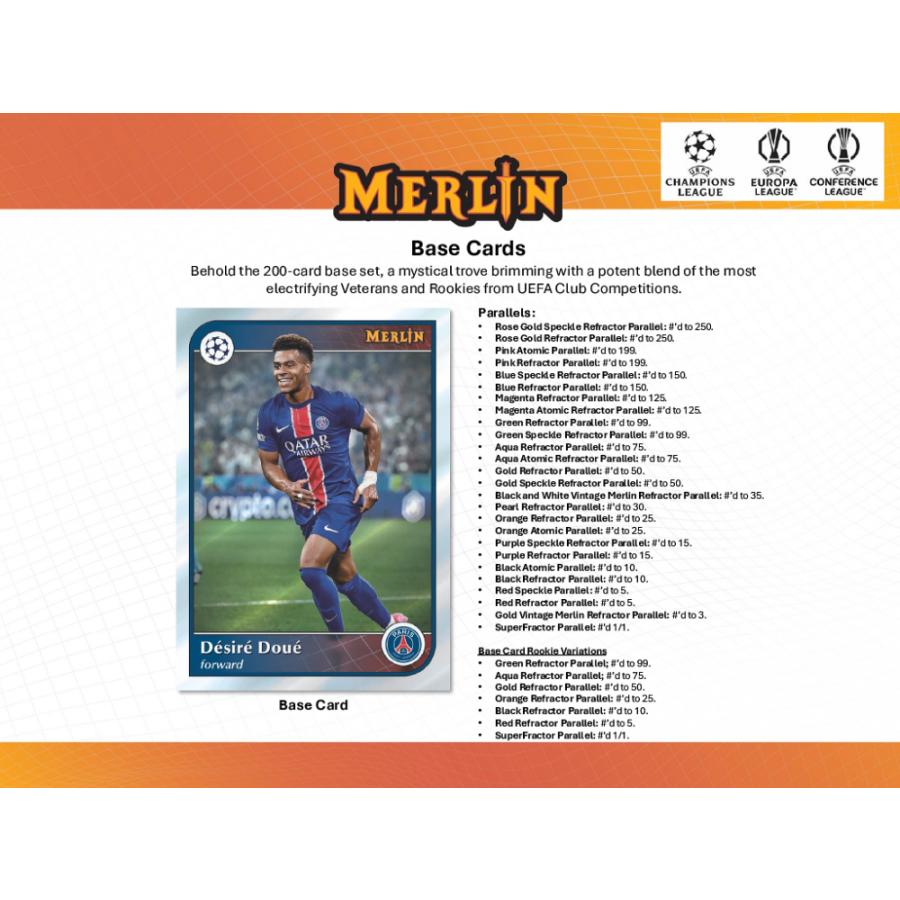 SOCCER 2024-25 TOPPS UCC MERLIN CHROME HOBBY[1ボックス] : カード