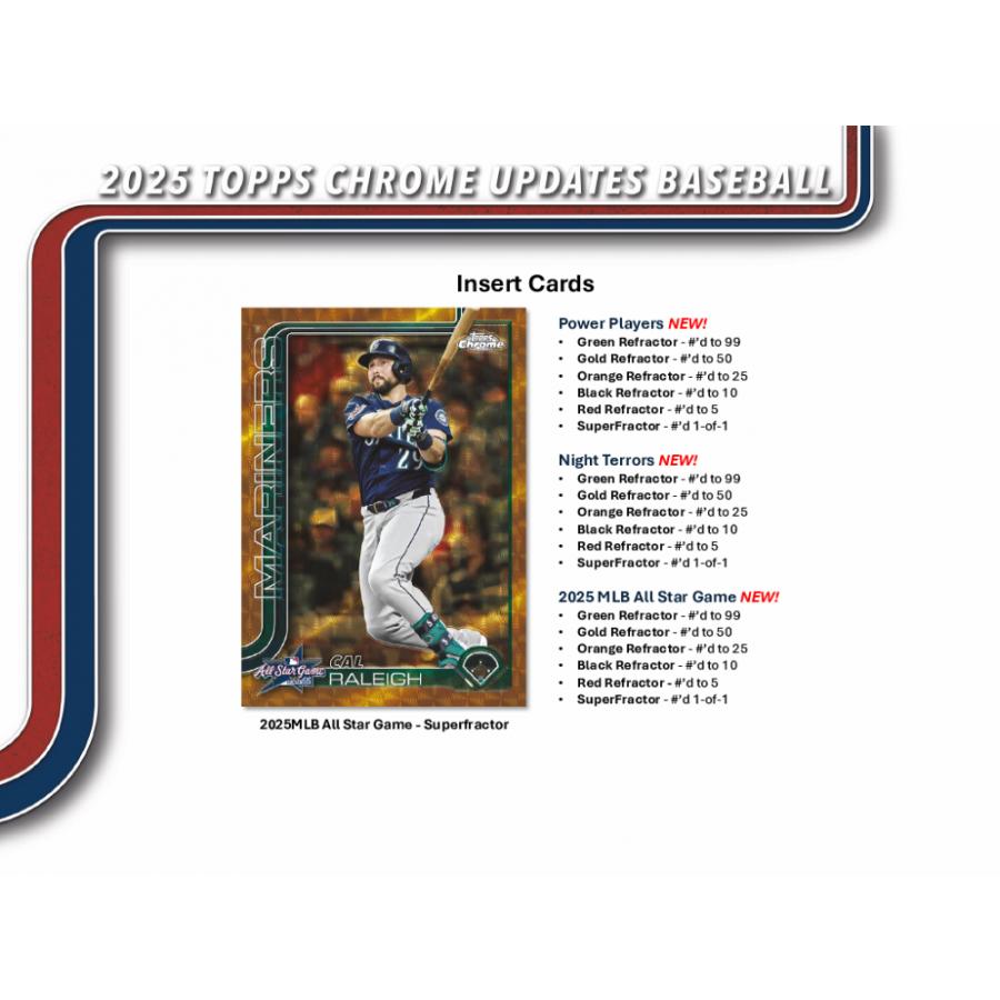 MLB 2025 TOPPS CHROME UPDATES MEGA BOX[1ボックス] |  | 04