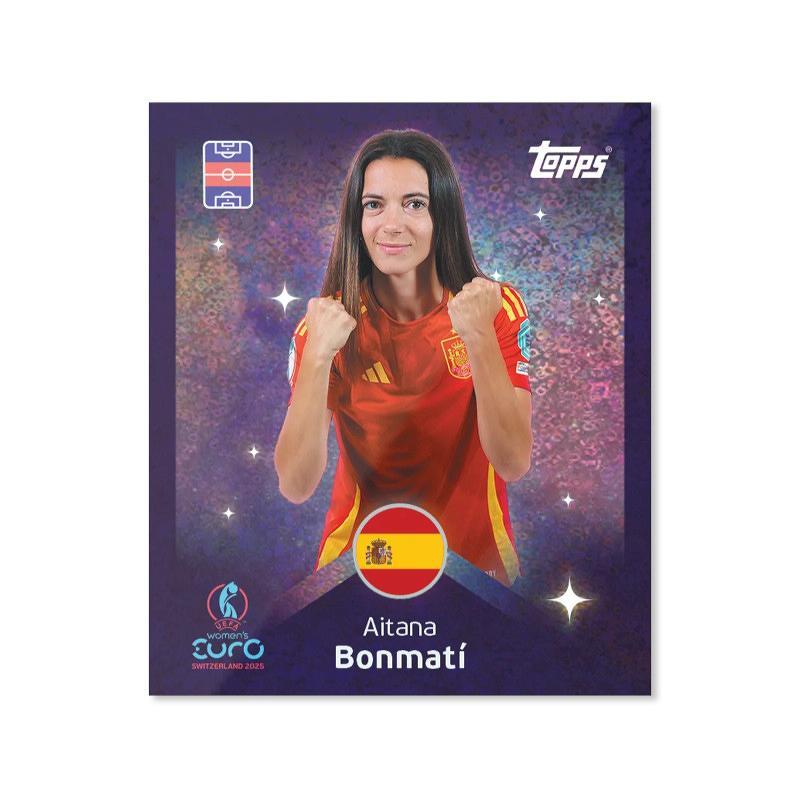 SOCCER 2025 TOPPS EURO WOMEN'S STICKERS ALBUM PACKS(1A1bum+3Packs)[1ボックス] |  | 02