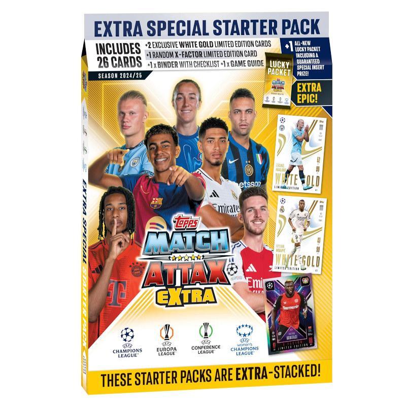 SOCCER 2024-25 TOPPS MATCH ATTAX EXTRA STARTER PACK SET[1ボックス] | 