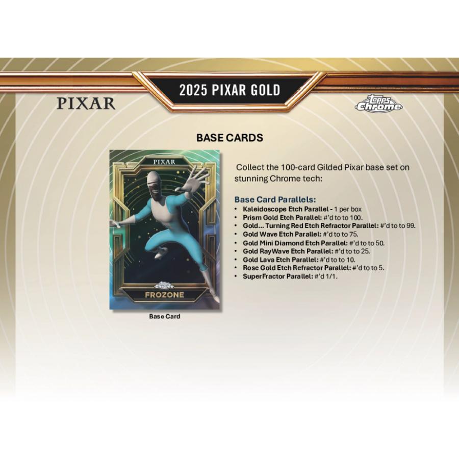 2025 TOPPS PIXAR GOLD HOBBY | 2025 トップス ピクサー・ゴールド ホビー[1ボックス] |  | 02