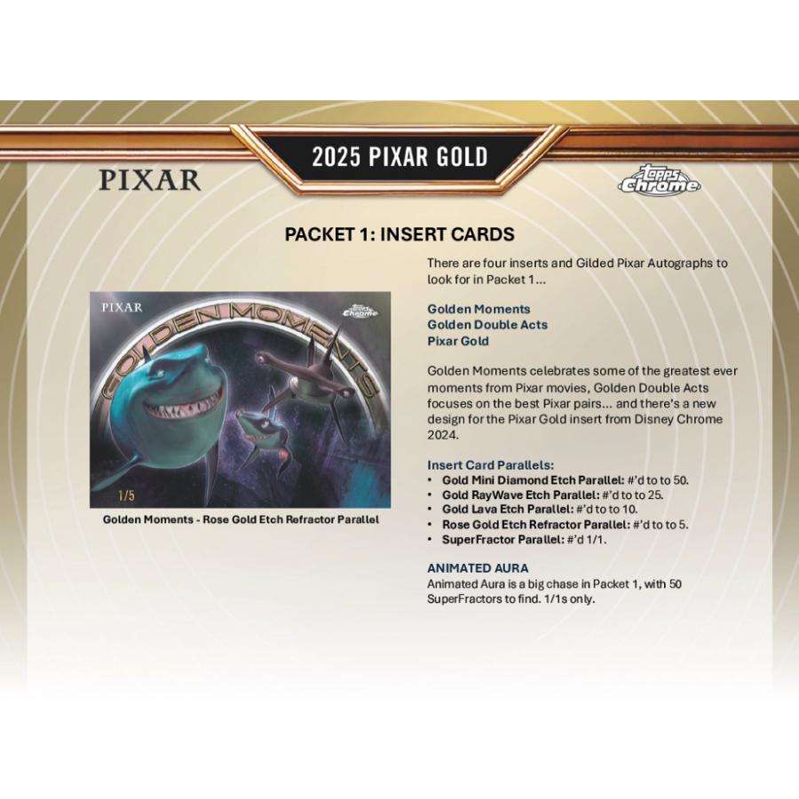 2025 TOPPS PIXAR GOLD HOBBY | 2025 トップス ピクサー・ゴールド ホビー[1ボックス] |  | 03