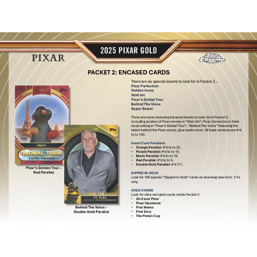 2025 TOPPS PIXAR GOLD HOBBY[1ボックス] |  | 05