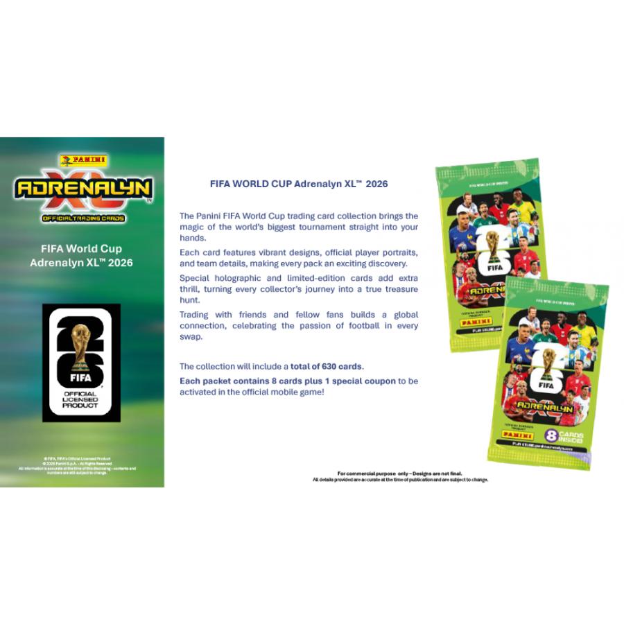 SOCCER 2026 PANINI ITALY ADRENALYN XL FIFA WORLD CUP BOOSTERS | サッカー 2026 パニーニ アドレナリンXL FIFA ワールドカップ ブースター[1ボックス] |  | 02