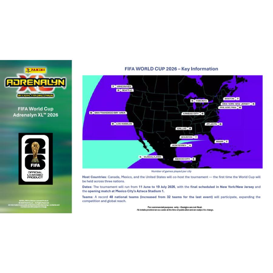 SOCCER 2026 PANINI ITALY ADRENALYN XL FIFA WORLD CUP BOOSTERS | サッカー 2026 パニーニ アドレナリンXL FIFA ワールドカップ ブースター[1ボックス] |  | 04