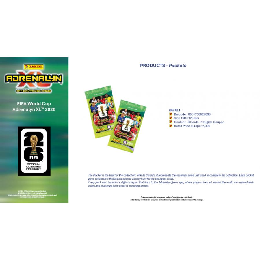 SOCCER 2026 PANINI ITALY ADRENALYN XL FIFA WORLD CUP BOOSTERS | サッカー 2026 パニーニ アドレナリンXL FIFA ワールドカップ ブースター[1ボックス] |  | 05