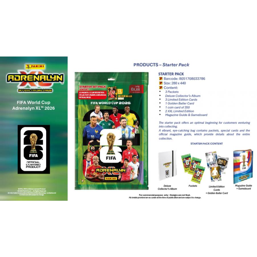 SOCCER 2026 PANINI ITALY ADRENALYN XL FIFA WORLD CUP STARTER PACKS[1ボックス] |  | 04