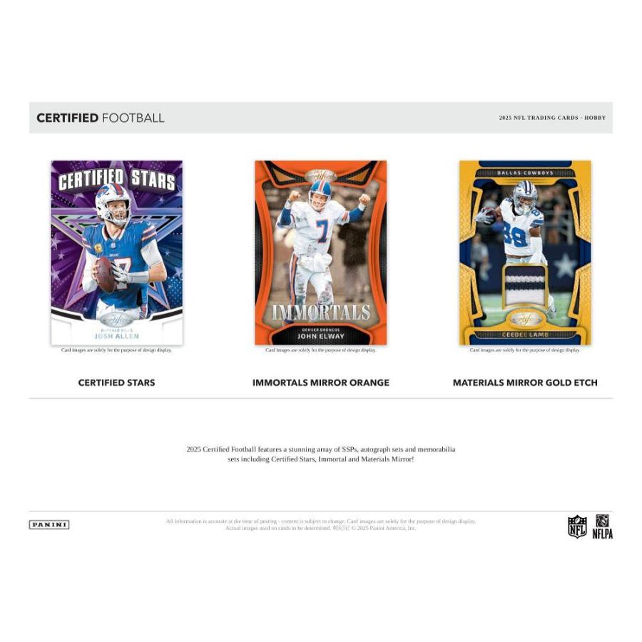 NFL 2025 PANINI CERTIFIED[1ボックス] |  | 04