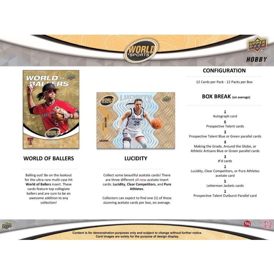 UPPER DECK WORLD OF SPORTS VOLUME 1 HOBBY[1ボックス] |  | 03