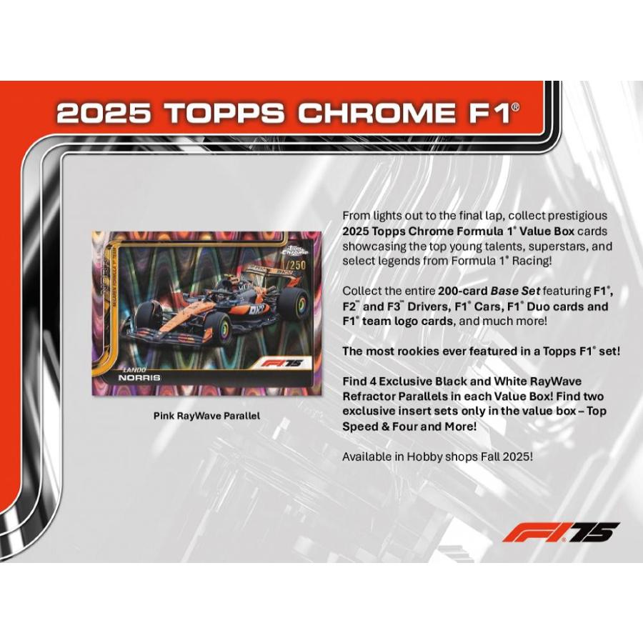 FORMULA 1 2025 TOPPS CHROME VALUE BOX[1ボックス] |  | 01