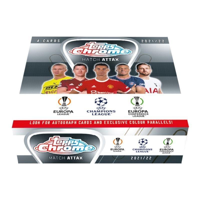 SOCCER 2021-22 TOPPS CHROME MATCH ATTAX UEFA CHAMPIONS LEAGUE HOBBY[1ボックス] | 