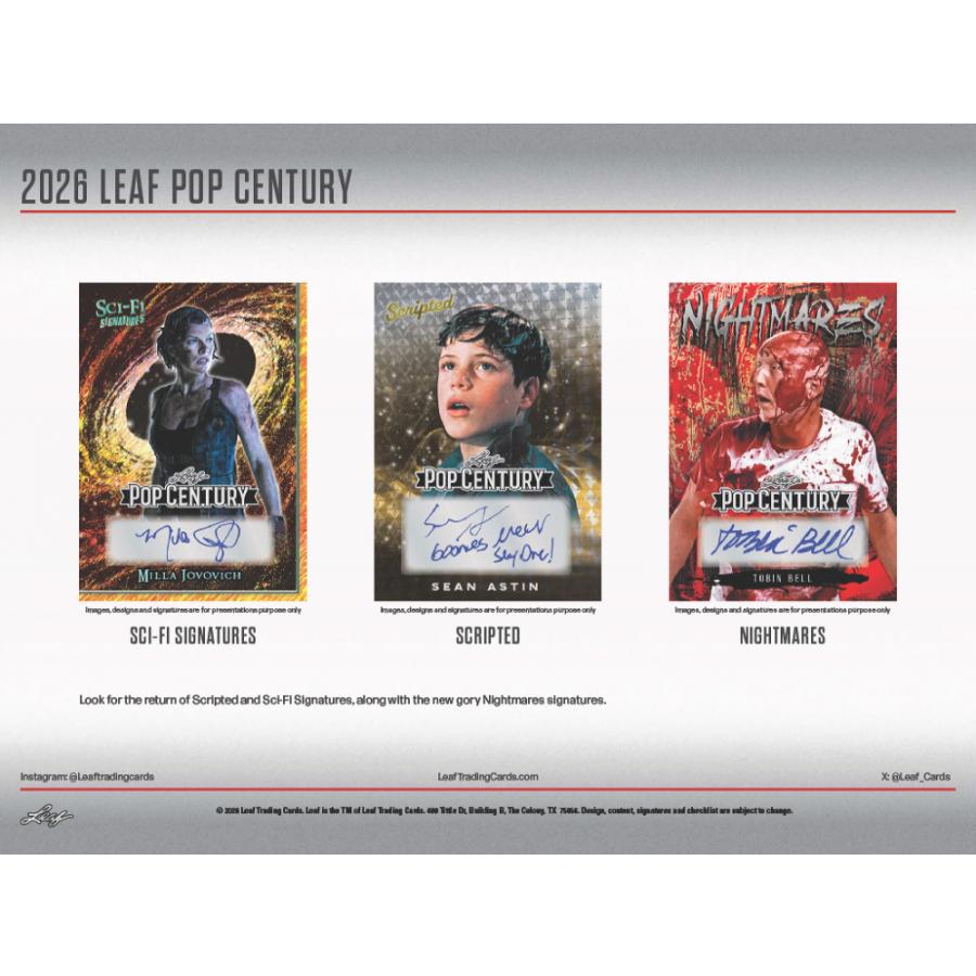 2026 LEAF POP CENTURY HOBBY[1ボックス] |  | 05