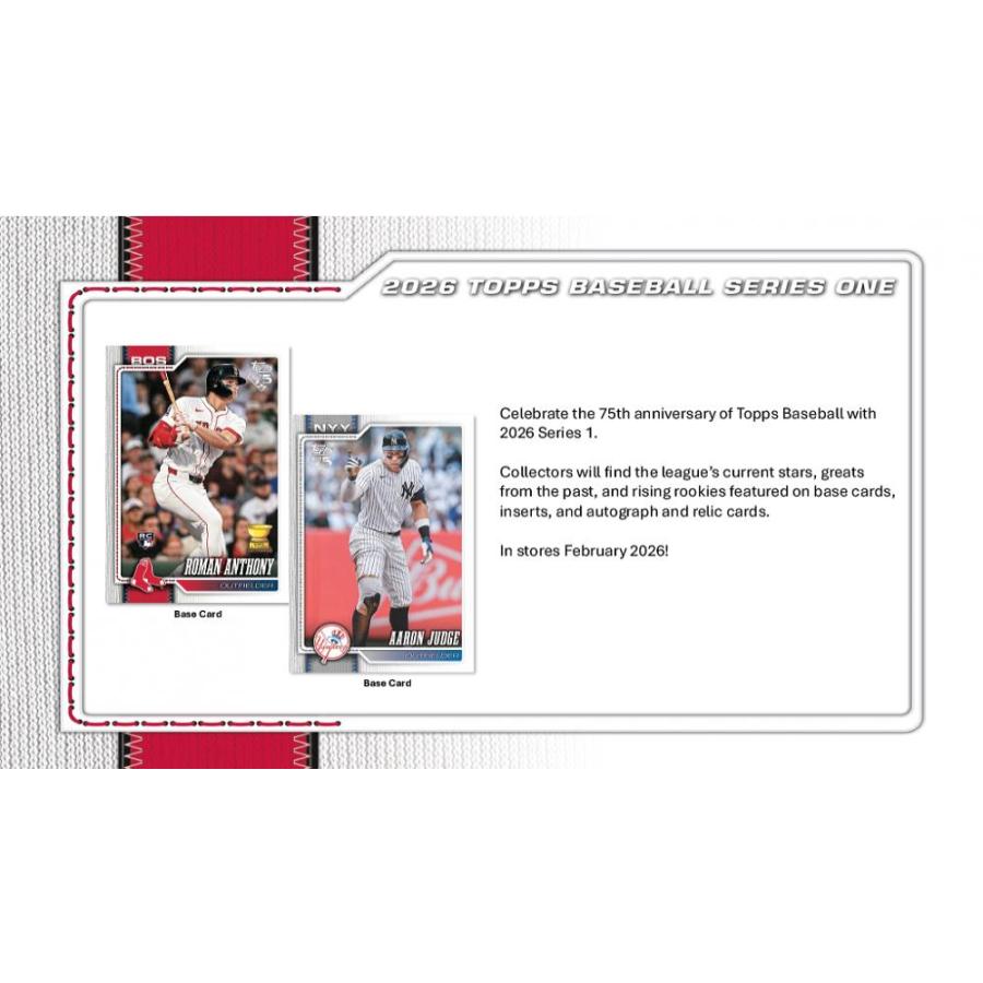 MLB 2026 TOPPS SERIES 1 VALUE BOX[1ボックス] |  | 01