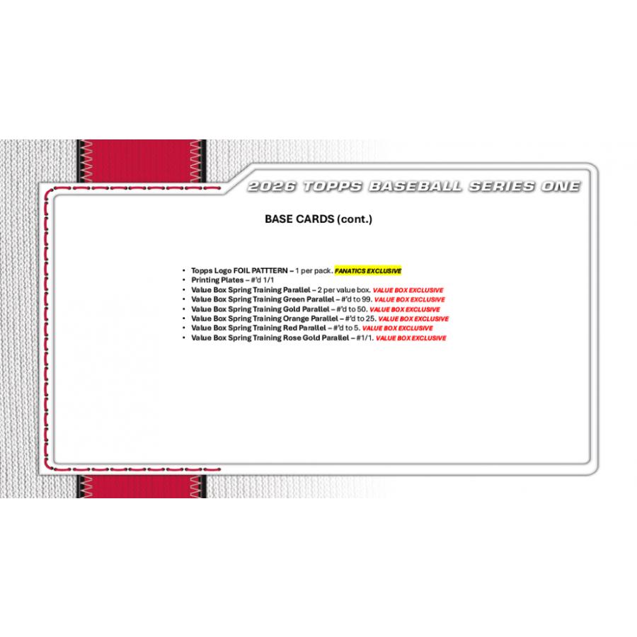 MLB 2026 TOPPS SERIES 1 VALUE BOX[1ボックス] |  | 03