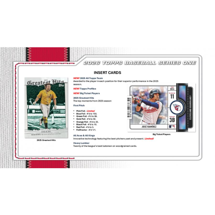 MLB 2026 TOPPS SERIES 1 VALUE BOX[1ボックス] : カードショップMINT 
