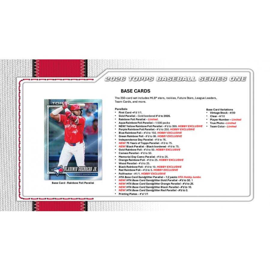 MLB 2026 TOPPS SERIES 1 JUMBO[1ボックス] |  | 02