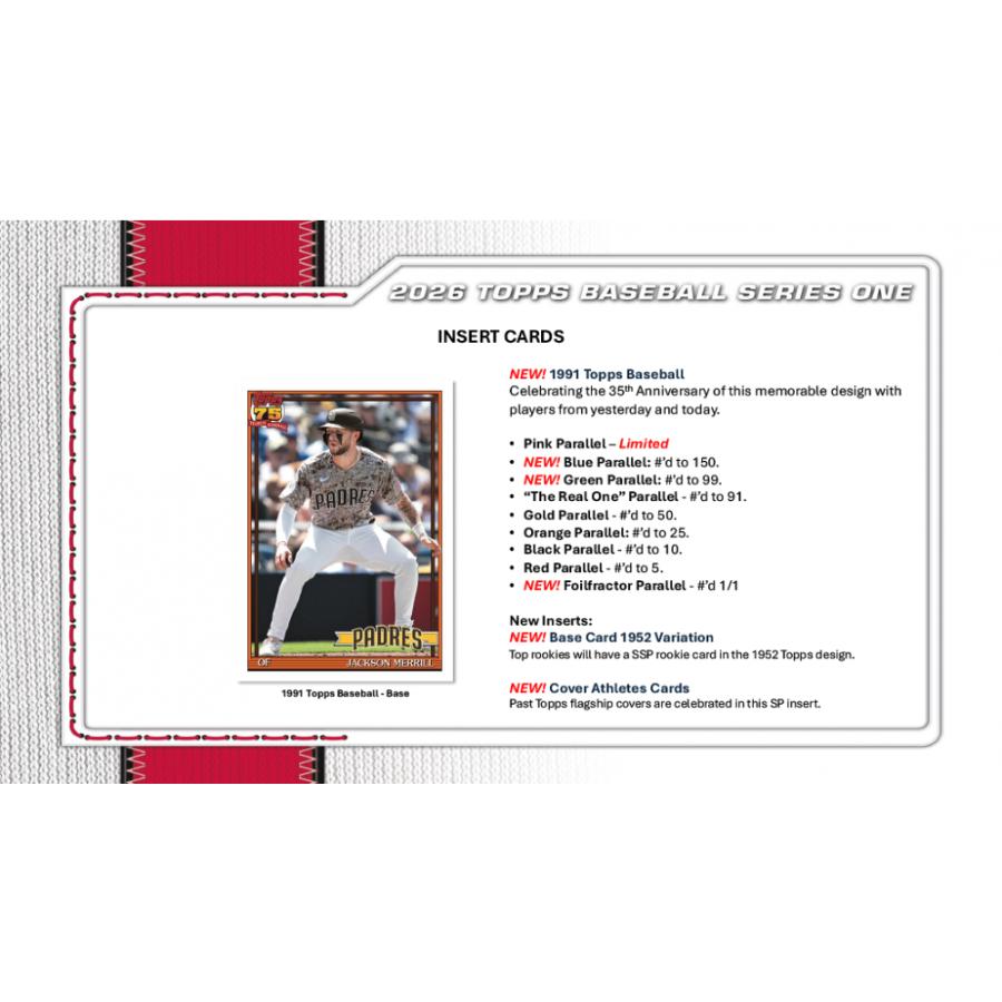 MLB 2026 TOPPS SERIES 1 JUMBO[1ボックス] |  | 04