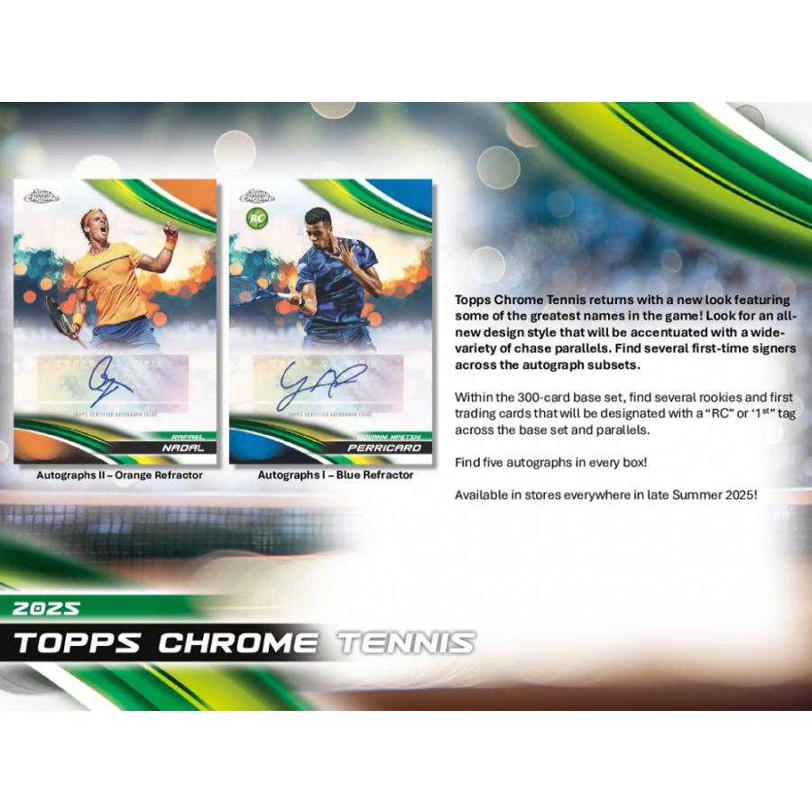 TENNIS 2025 TOPPS CHROME BREAKER DELIGHT[1ボックス] | 