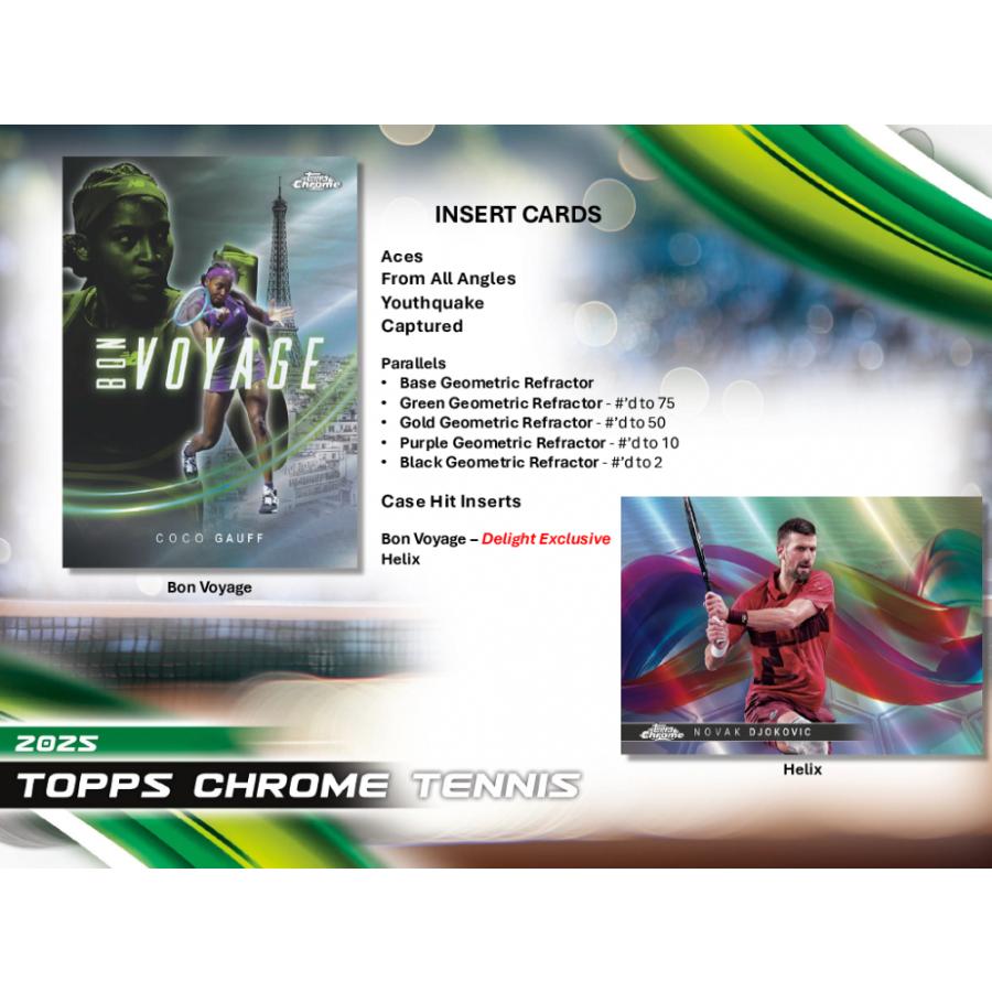 TENNIS 2025 TOPPS CHROME BREAKER DELIGHT | 2925 トップス クローム テニス ブレイカーデライト[1ボックス] |  | 02