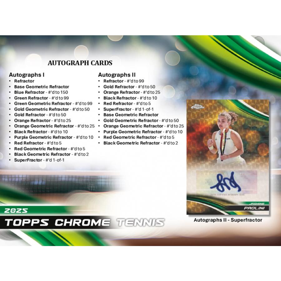 TENNIS 2025 TOPPS CHROME BREAKER DELIGHT | 2925 トップス クローム テニス ブレイカーデライト[1ボックス] |  | 03