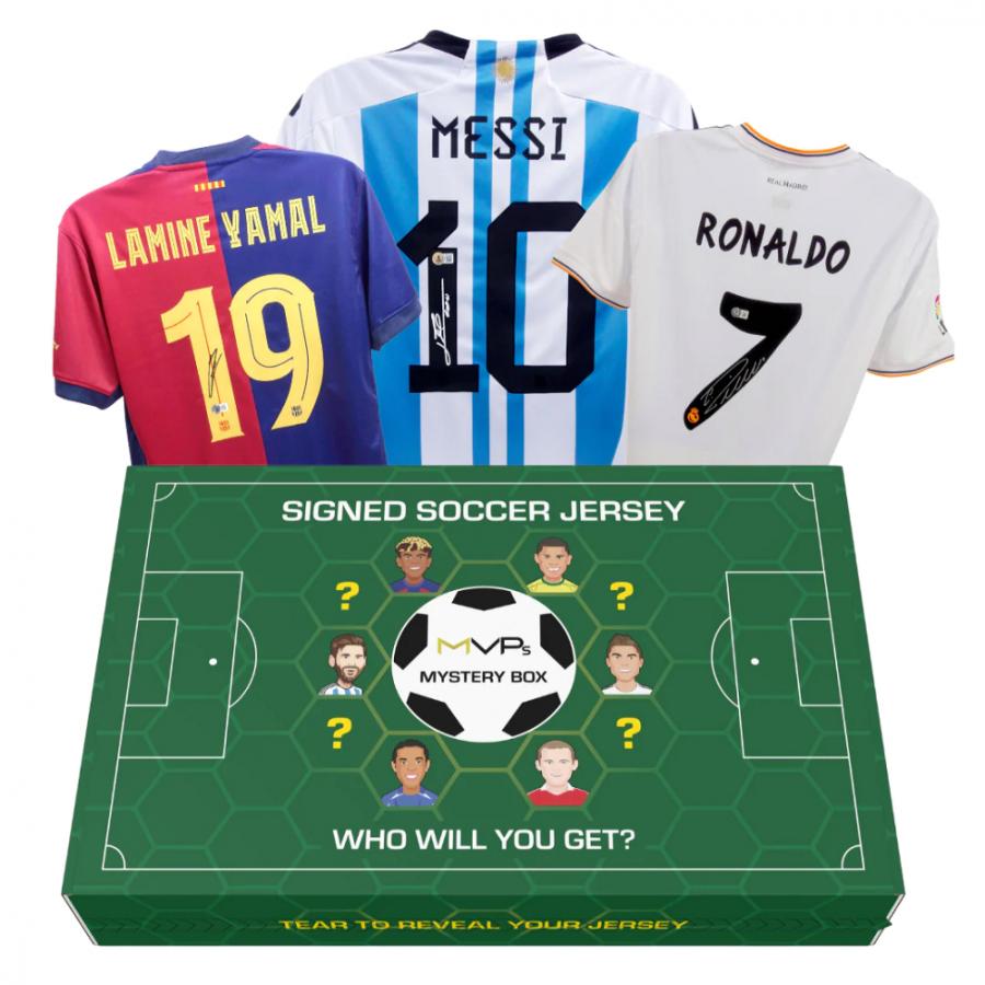 SOCCER 2026 MVPS MYSTERY MEMORABILIA BOX SIGNED SOCCER JERSEY WITH BECKETT COA 鑑定済み直筆サイン入りサッカージャージ[1ボックス] | 