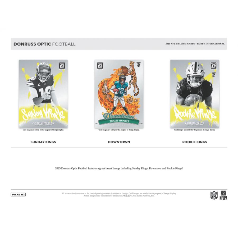 NFL 2025 PANINI DONRUSS OPTIC HOBBY INTERNATIONAL | 2025 パニーニ ドンラス オプティック フットボール ホビーインターナショナル[1ボックス] |  | 03