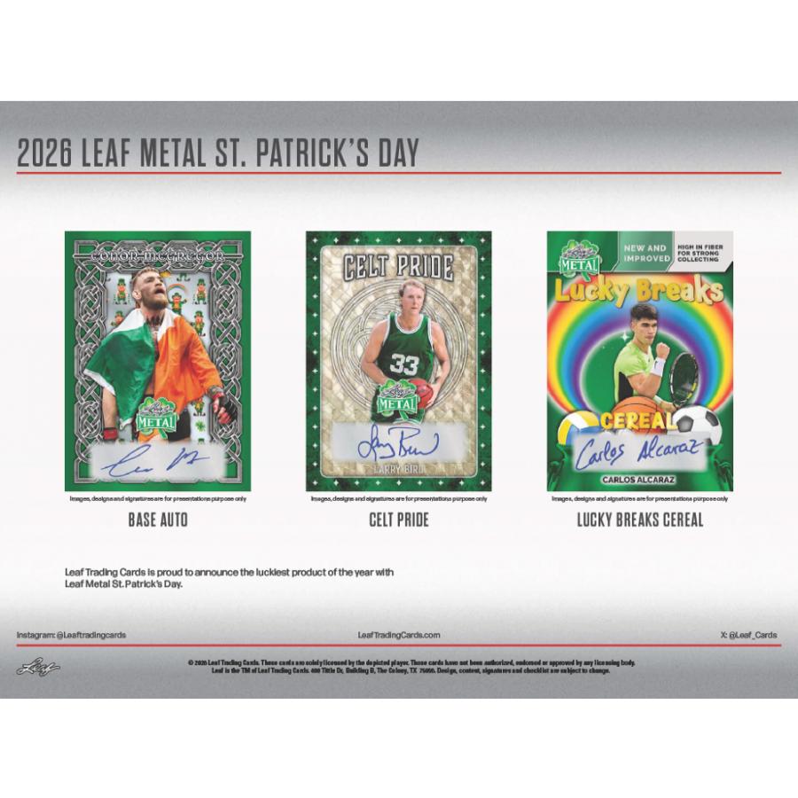 2026 LEAF METAL ST.PATRICK'S DAY HOBBY[1ボックス] |  | 01